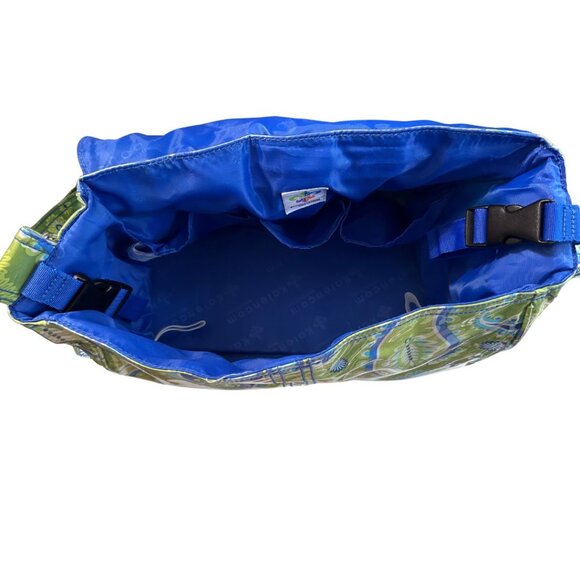 Kalencom Green and Blue Paisley Diaper Bag - Picture 6 of 6
